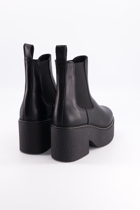 dolly - chelsea boots cuir noir