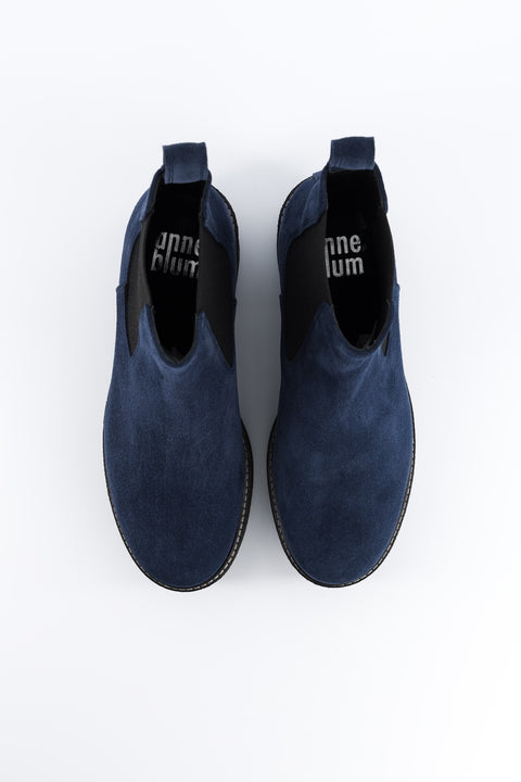 dolly - navy suede chelsea boots - size 37 - prototype