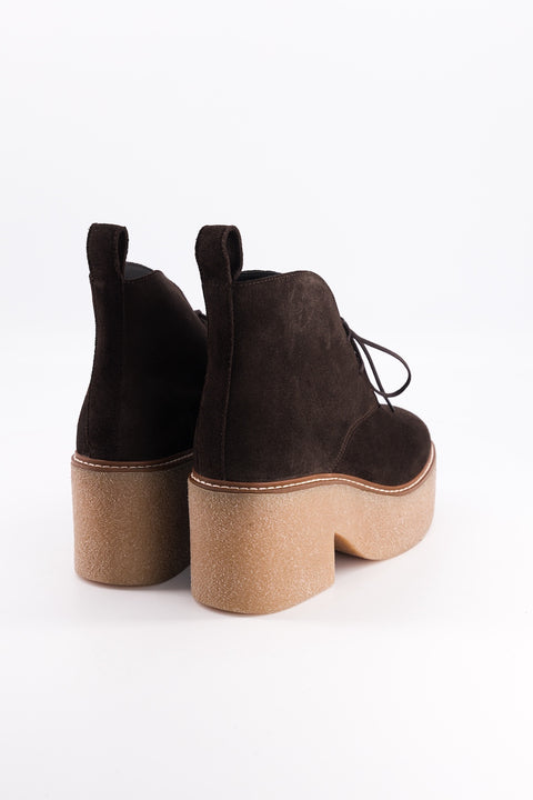 dusty - chukka boots daim chocolat