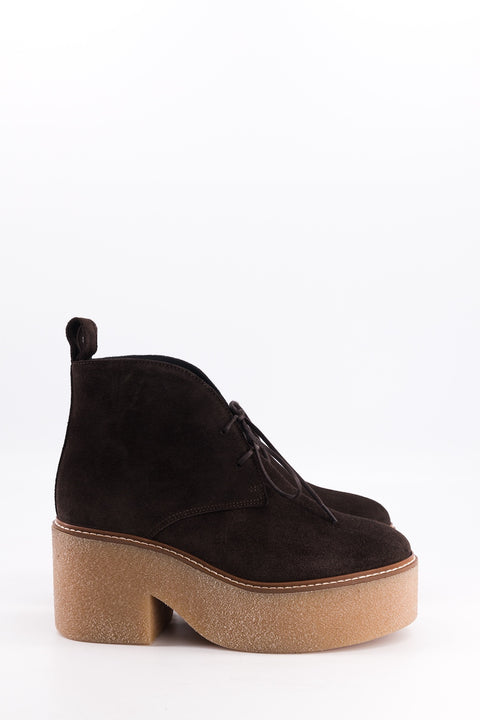 dusty - chukka boots daim chocolat