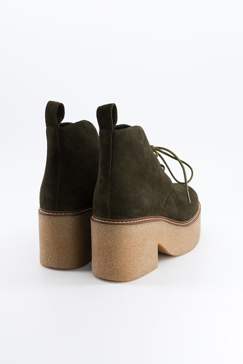 dusty - chukka boots daim kaki - pointure 37 - prototype