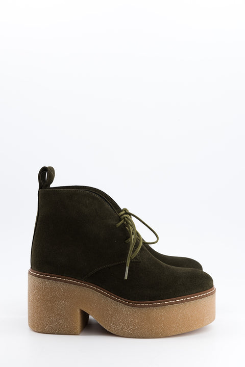 dusty - chukka boots daim kaki - pointure 37 - prototype
