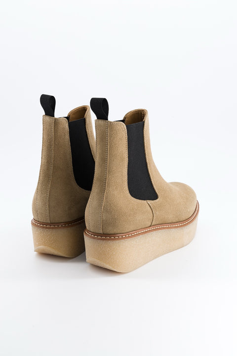 Pooky - sand suede chelsea boots
