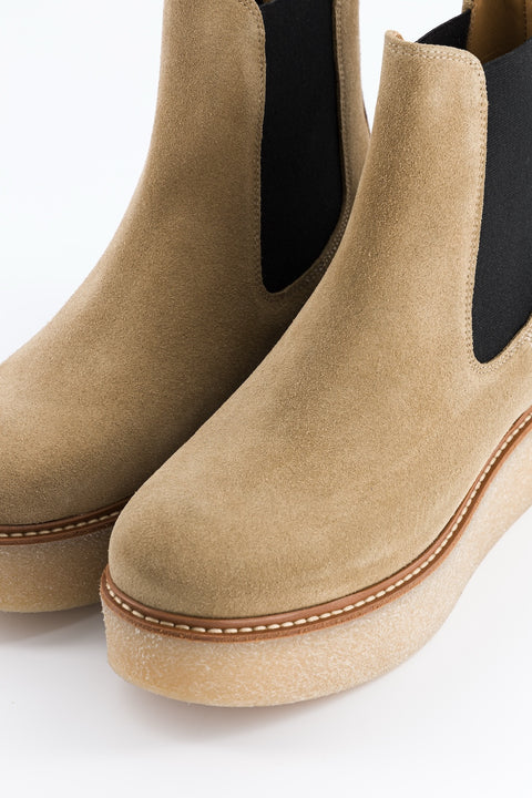 Pooky - sand suede chelsea boots