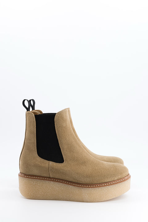 Pooky - sand suede chelsea boots