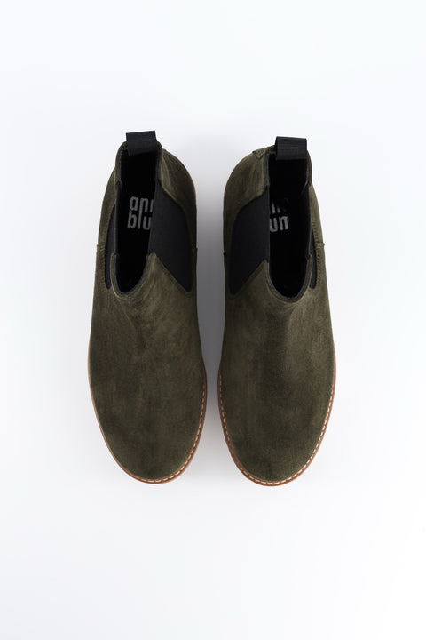 Pooky - khaki suede chelsea boots