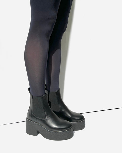 dolly - chelsea boots cuir noir