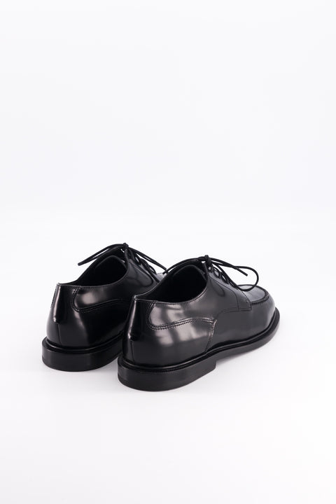 idaho - derbies cuir glacé noir