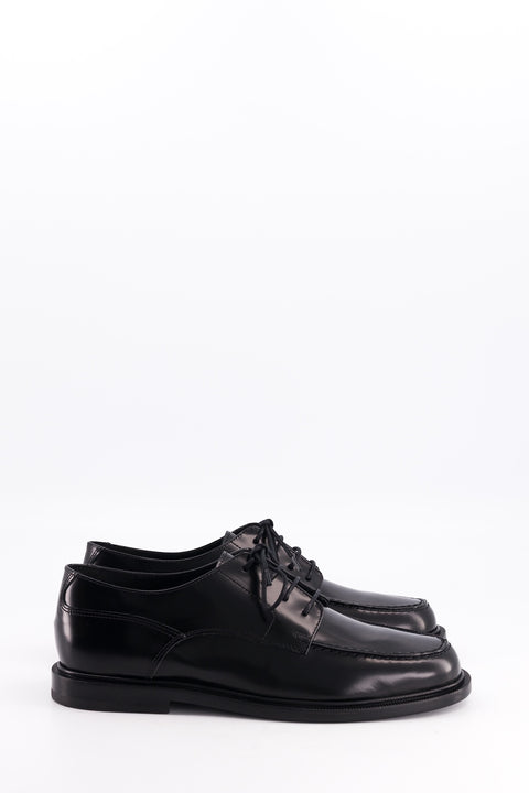 idaho - derbies cuir glacé noir