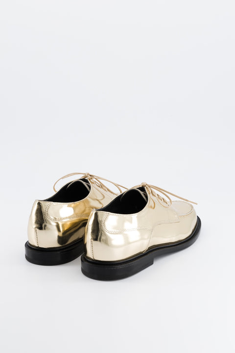 Pennie - Champagne mirror leather moccasin - size 37 - unique model