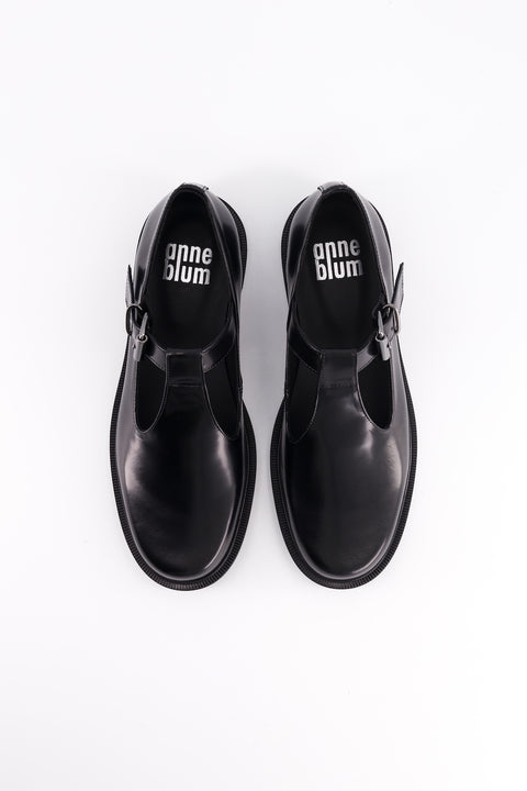 iman - salomé cuir glacé noir