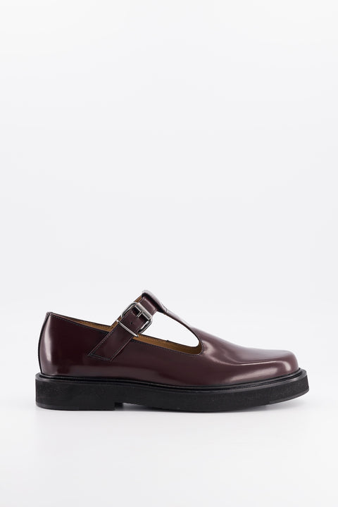 iman - salomé cuir glacé bordeau - pointure 37