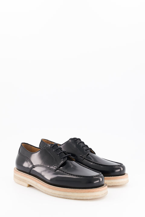 libby - derbies cuir glacé noir