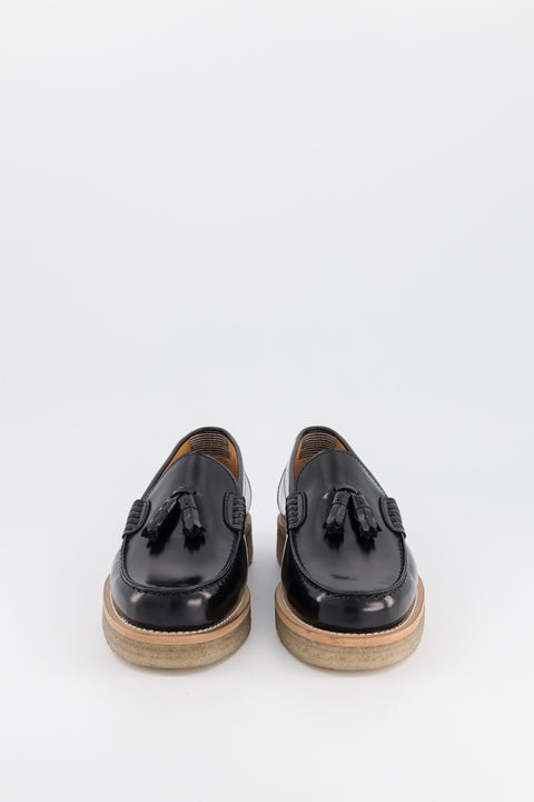 Lily - black patent leather moccasin - size 38 - unique model