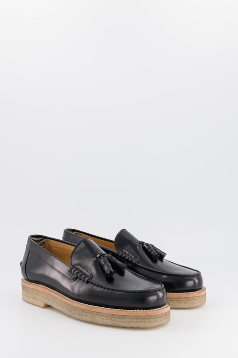 Lily - black patent leather moccasin - size 38 - unique model