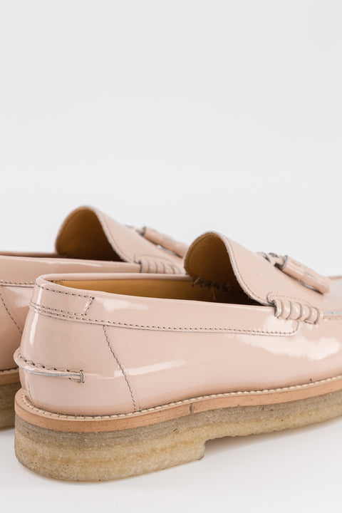 Lily - nude patent leather loafers - size 38 - Unique model