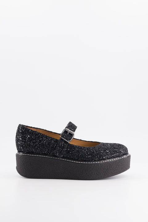 Paddy - Black sequined Mary Jane - Size 37 - Unique model