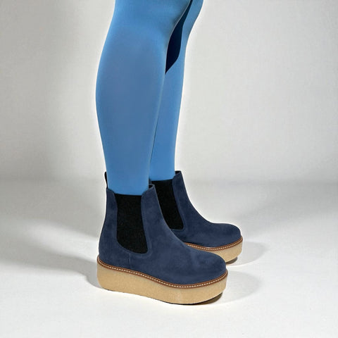 pooky - chelsea boots daim navy
