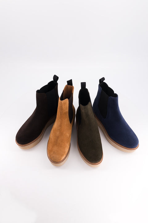 Pooky - chocolate suede chelsea boots
