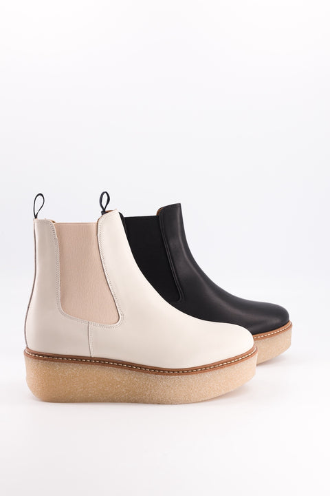 Pooky - black leather chelsea boots