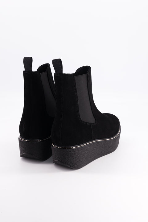 pooky - chelsea boots daim noir - pointure 37 - prototype