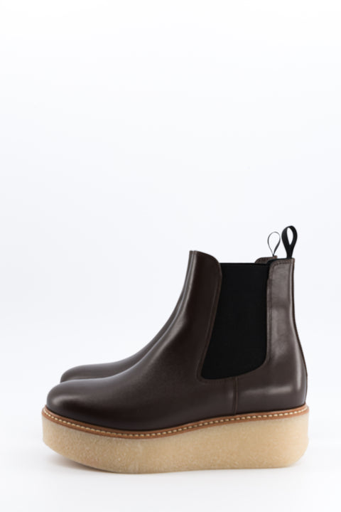 Pooky - chocolate leather chelsea boots