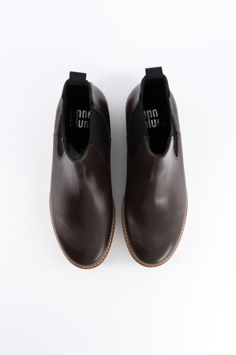 Pooky - chocolate leather chelsea boots