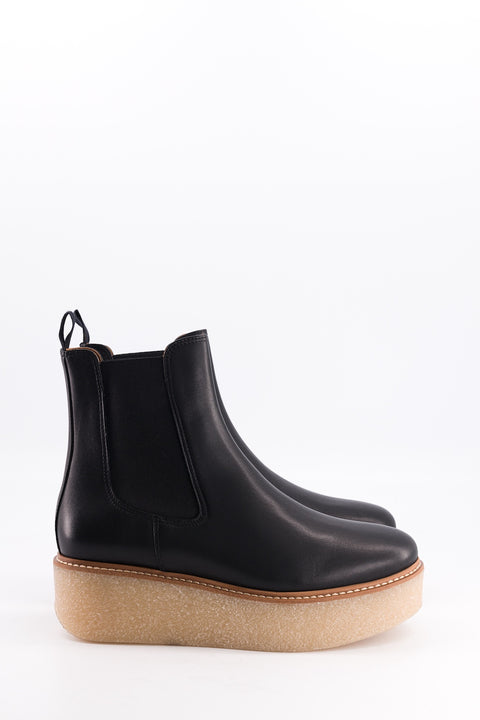 Pooky - black leather chelsea boots