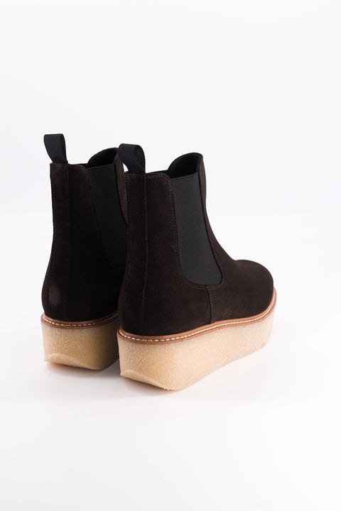 Pooky - chocolate suede chelsea boots