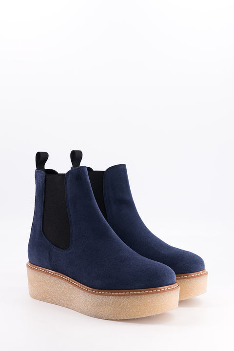Pooky - navy suede chelsea boots