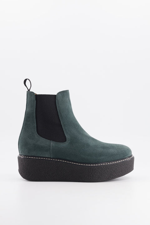 pooky - chelsea boots daim pétrole - pointure 37 - prototype