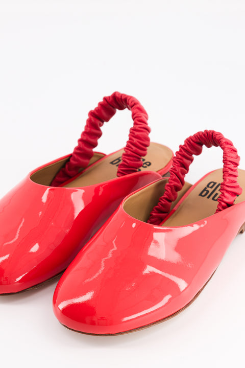 BAO - Ballerina patent leather and nappa poppy