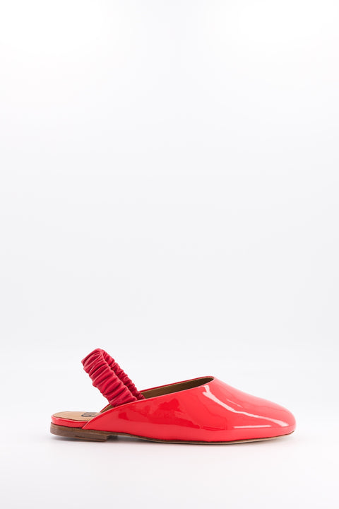 BAO - Ballerina patent leather and nappa poppy