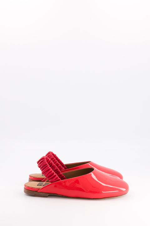 BAO - Ballerina patent leather and nappa poppy