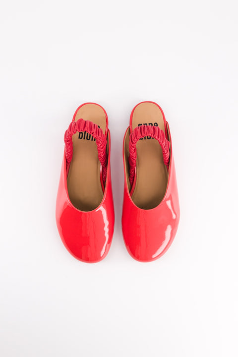 BAO - Ballerina patent leather and nappa poppy