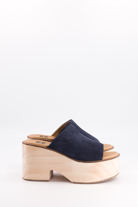 SIMONE - Mule suede navy