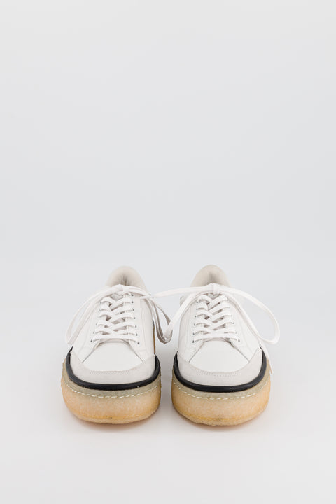 DEVILLE - Sneakers in nappa leather white