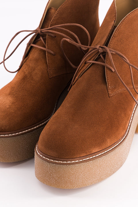 Dusty - chukka boots daim noisette