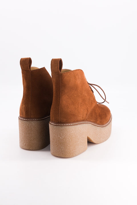 Dusty - chukka boots daim noisette