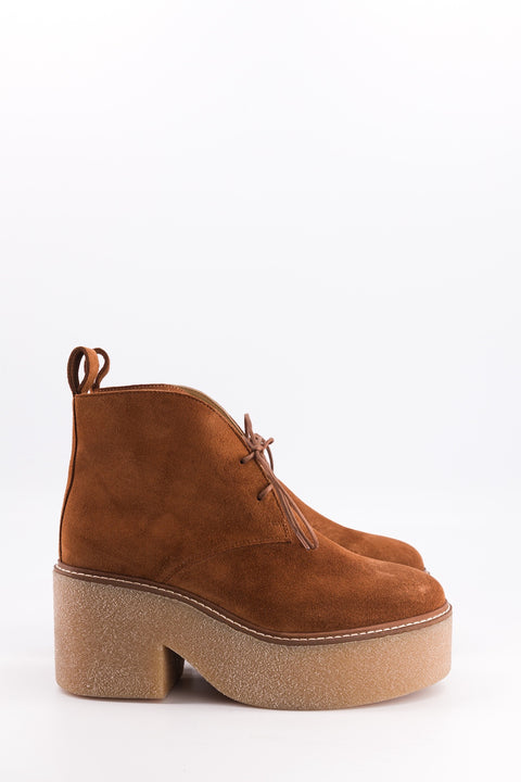 dusty - chukka boots daim noisette