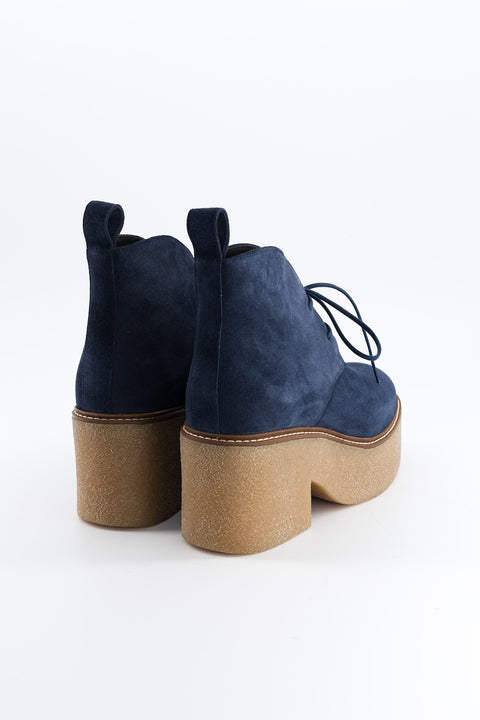dusty - navy suede chukka boots - size 37 - prototype