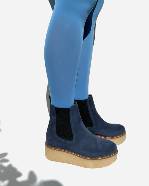 pooky - chelsea boots daim navy