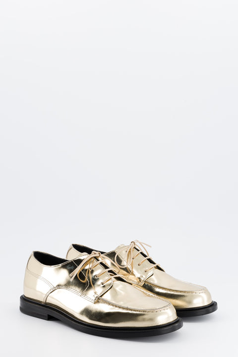 Pennie - Champagne mirror leather moccasin - size 37 - unique model