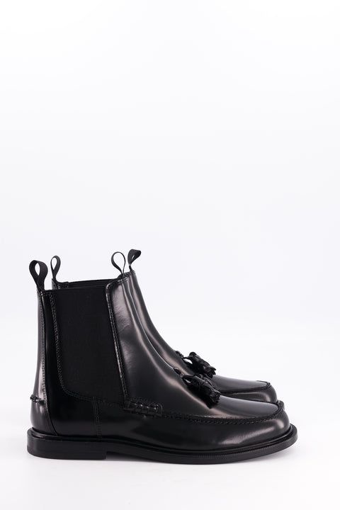 izzy - chelsea boots cuir glacé noir