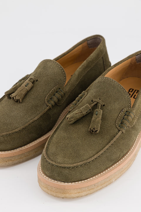 Lily - khaki suede moccasin - size 38 - unique model