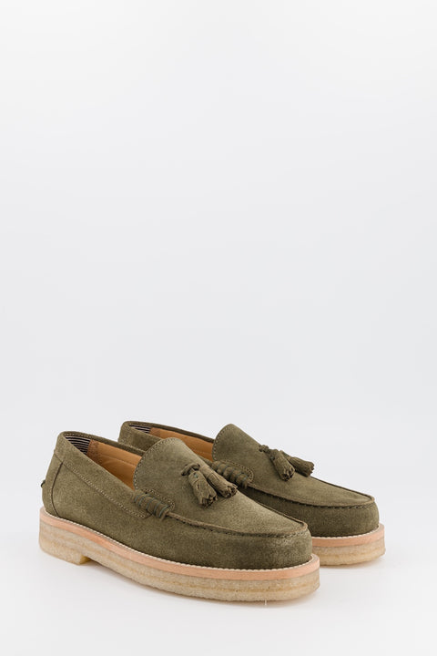 Lily - khaki suede moccasin - size 38 - unique model