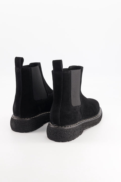 Elmet - chelsea boots daim noir