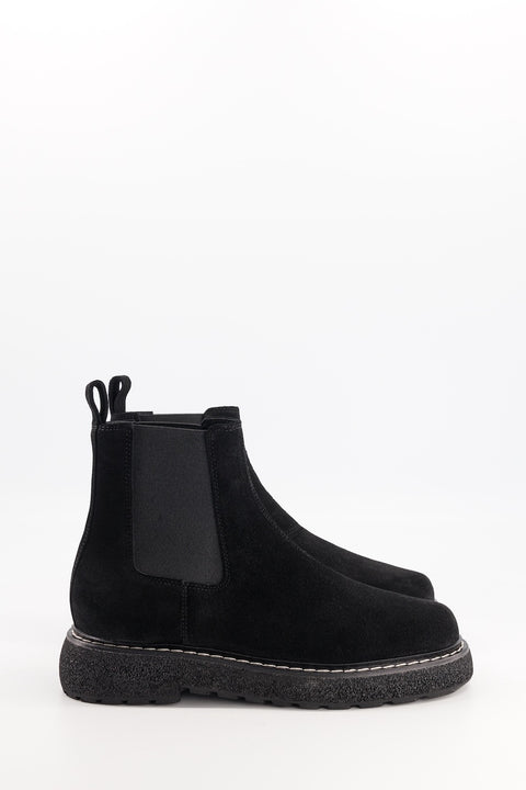 Elmet - chelsea boots daim noir