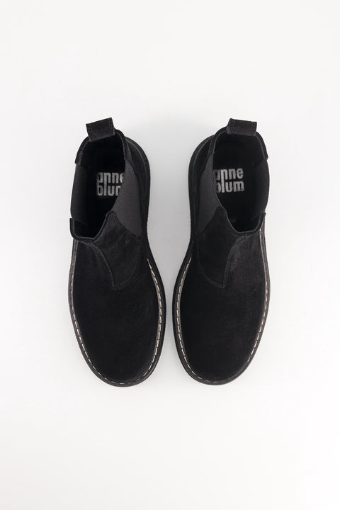 Elmet - chelsea boots daim noir