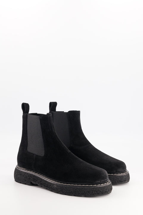 Elmet - chelsea boots daim noir